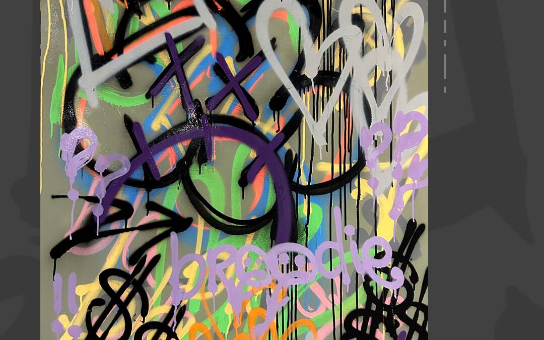 Graffitied Scene